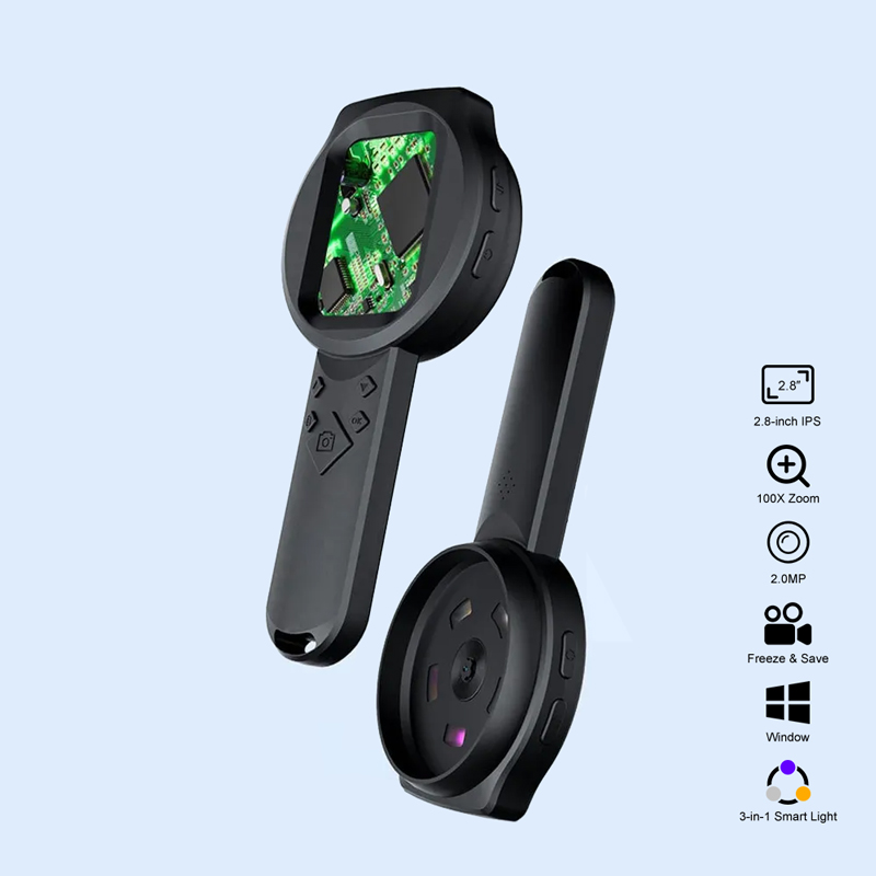 Electronics Repair Glasses - Mikroskop Pembesar Pintar Portabel 1080P 100X