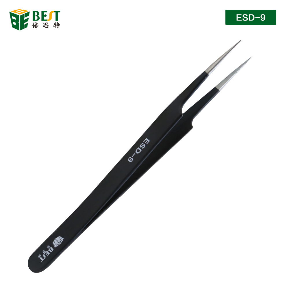 Smd Tweezer Set - BST-ESD-9 Pinset Anti-statis Set Alat Anti-magnetik