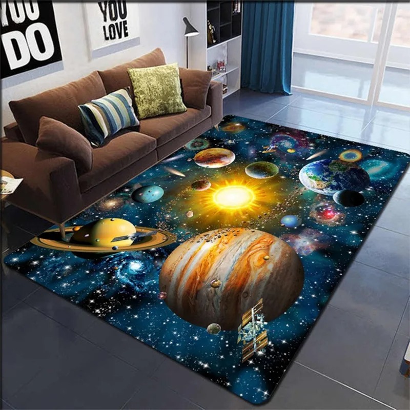 Electronics Repair Desk - VIKAMA Karpet Beludru Kristal Planet Kartun