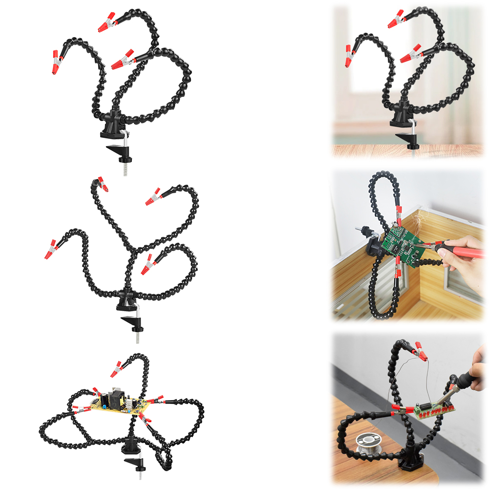 Electronics Repair Desk - Alat Tangan Ketiga Penyolderan Penjepit Meja