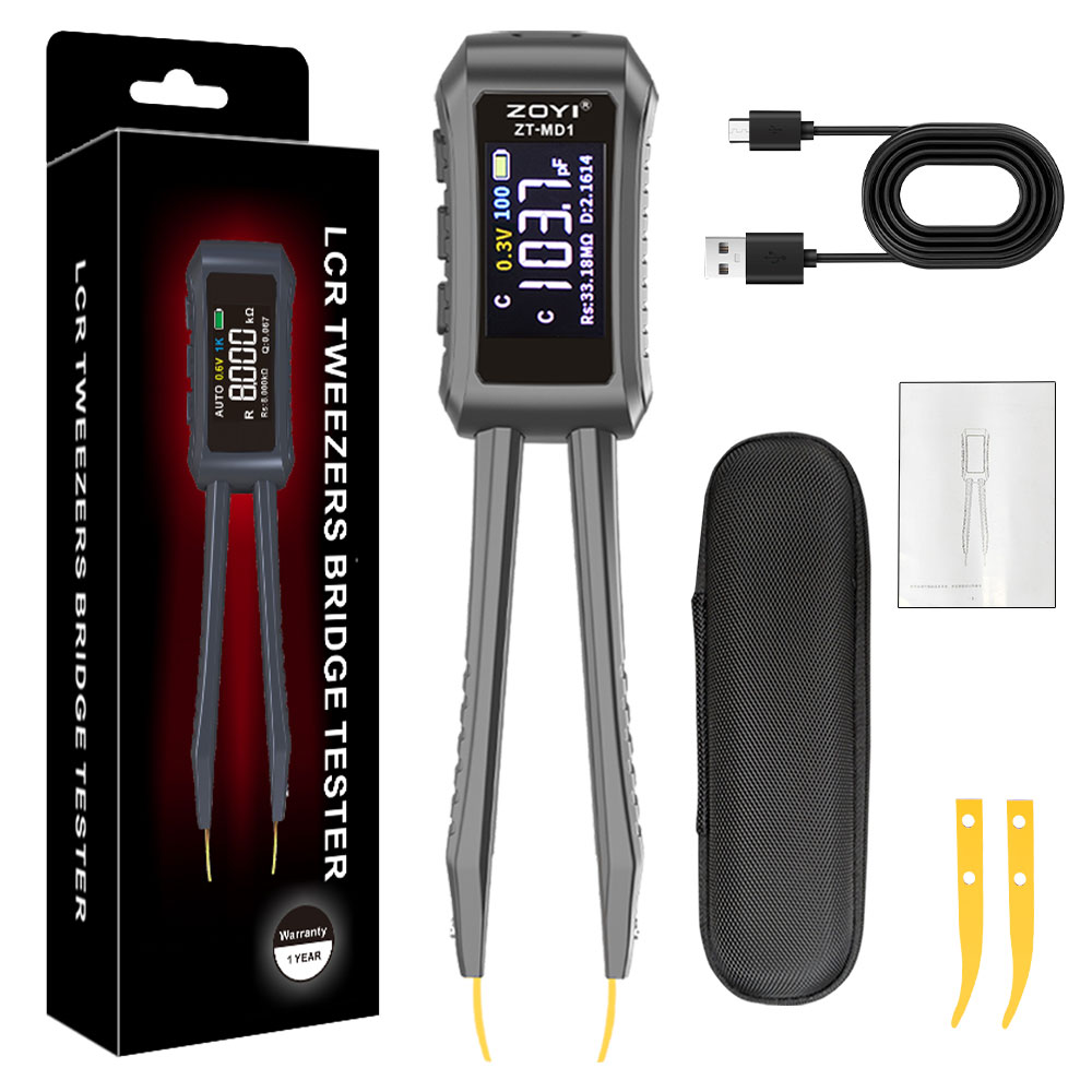 Smd Tweezer Set - ZOYI ZT-MD1 Smart Tweezer LCR SMD