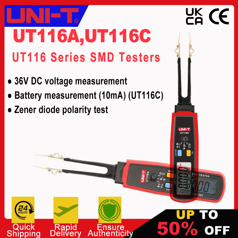 Smd Tweezer Set - UT116A UT116C Pinset Digital Penguji SMD