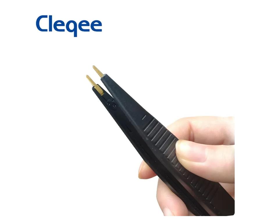 Cleqee P1510 SMD Chip komponen - Smd Tweezer Set ulasan dan harga
