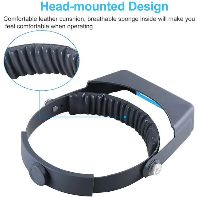 Tungfull Headband kaca pembesa - Electronics Repair Glasses ulasan dan harga