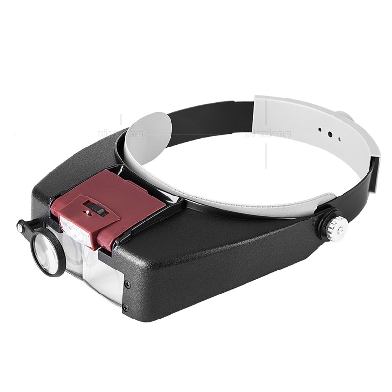Kacamata Pembesar 10X dengan L - Electronics Repair Glasses ulasan dan harga