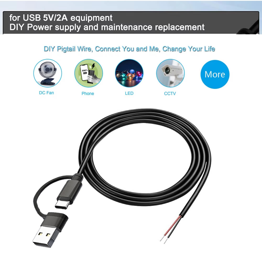 DC 2 Pin Kabel Daya USB dan Ti - Electronics Repair Glasses ulasan dan harga