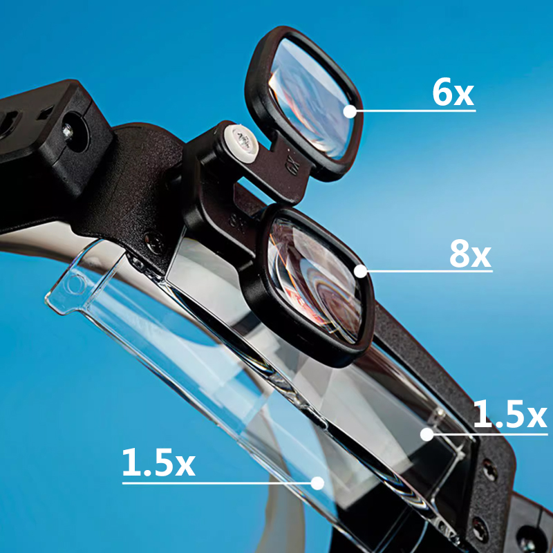 Kaca pembesar bando LED, lampu - Electronics Repair Glasses ulasan dan harga