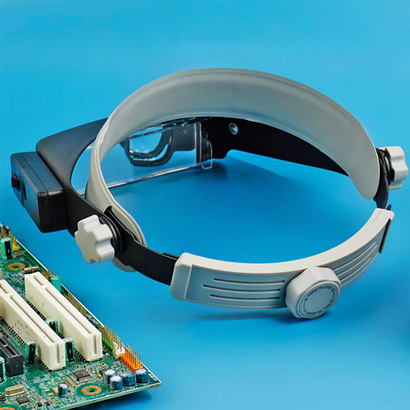 Kaca pembesar bando LED, lampu - Electronics Repair Glasses ulasan dan harga