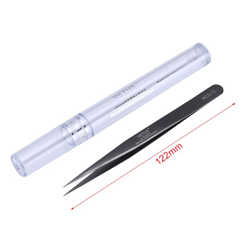 Asli Vetus MCS-12 Presisi Pins - Smd Tweezer Set ulasan dan harga