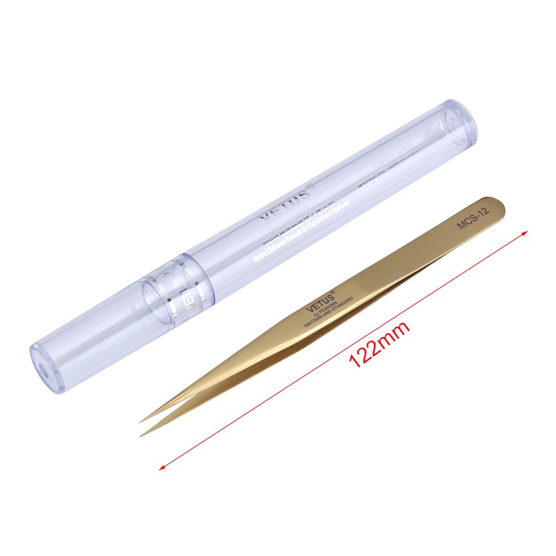 Asli Vetus MCS-12 Presisi Pins - Smd Tweezer Set ulasan dan harga