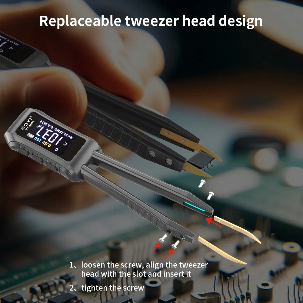ZOYI ZT-MD1 Multimeter Digital - Smd Tweezer Set ulasan dan harga