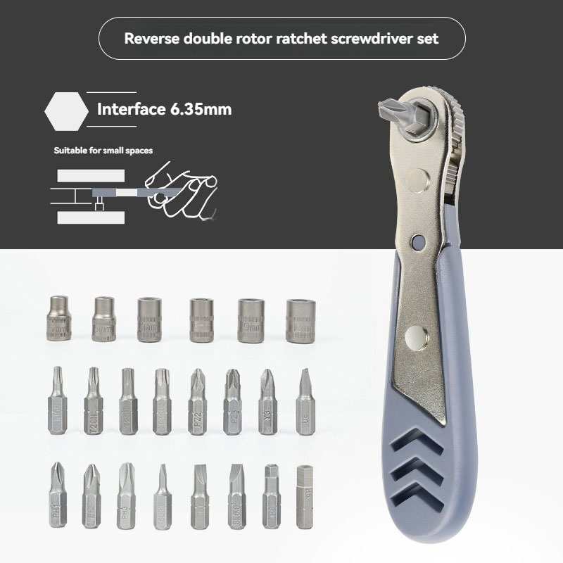 24 in 1 Kit Obeng Ratchet Desa - Electronics Repair Shops ulasan dan harga